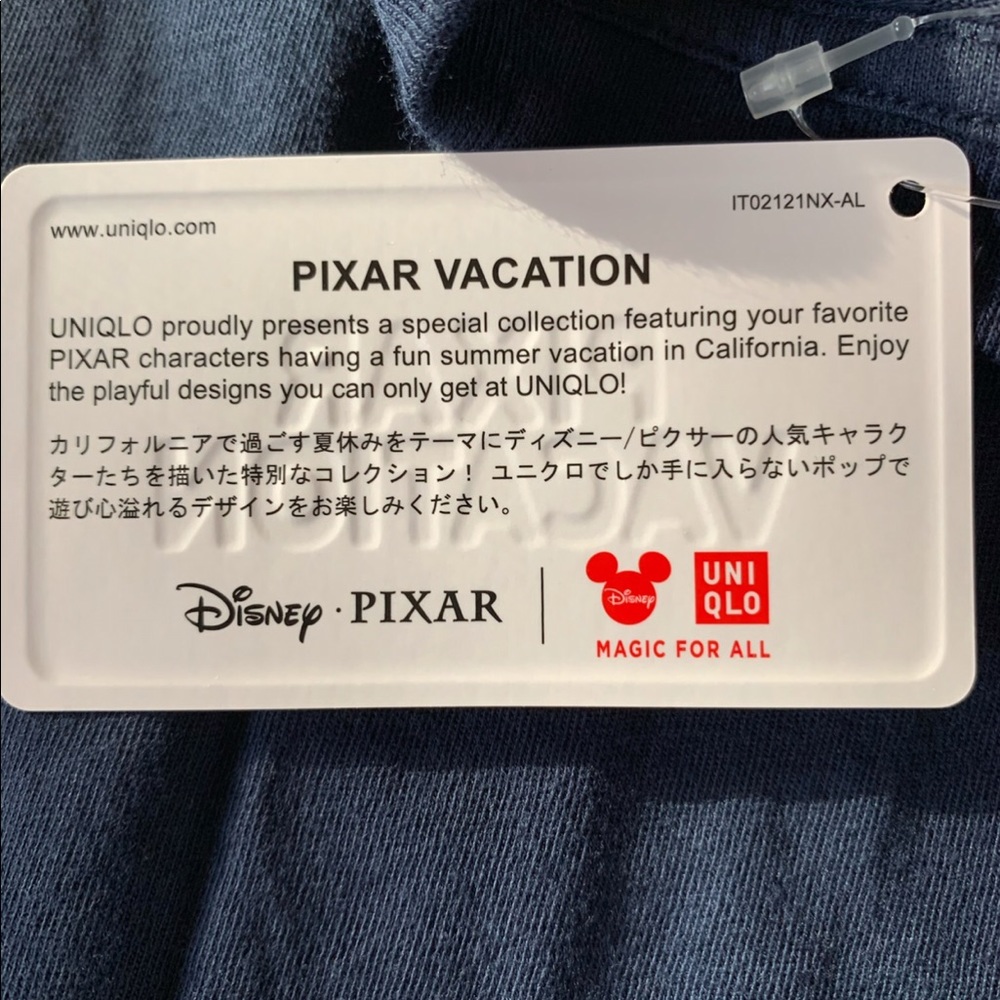 NWT Disney Pixar x Uniqlo Collaboration T shirt - Picture 2 of 3